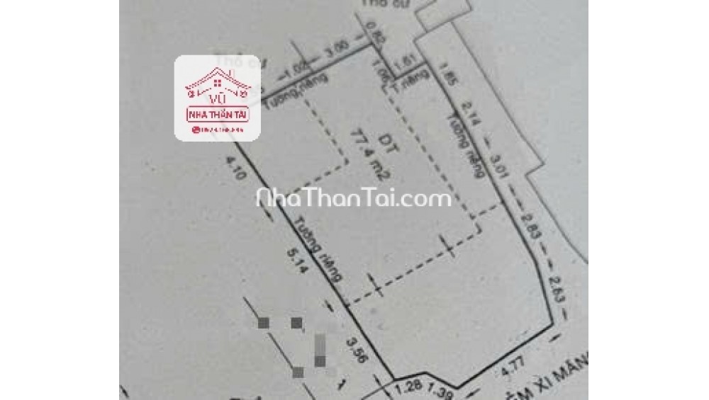 Bán đất MT Vĩnh Hội gần Công Viên Khánh Hội, có nhà Cấp 4, 114 m2, nhỉnh 13,x tỏi
